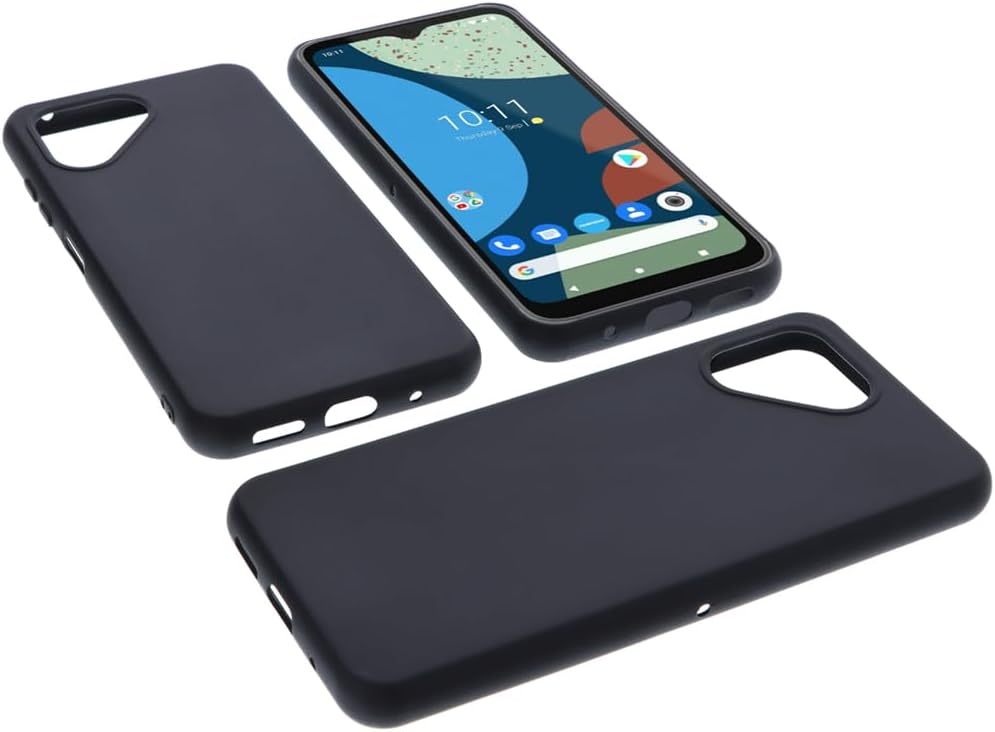 Protective case compatible with Fairphone 4 rubber TPU mobile phone cover black