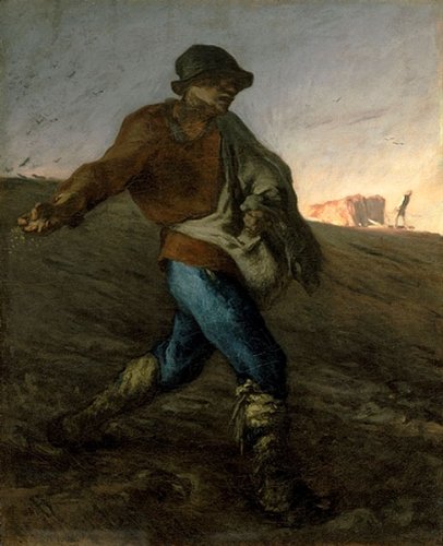 複製画 ジャン=フランソワ・ミレー「種を蒔く人」 Amazon.co.jp: ミレー・「種蒔く人 [Jean-Francois Millet - The Sower