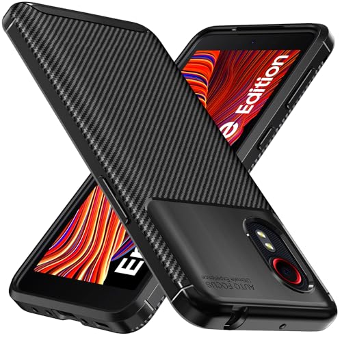 ivoler Coque Silicone pour Samsung Galaxy XCover 5 / Samsung Galaxy XCover5, [Protection Antichoc Militaire] Étui de Protection, Mince Souple TPU Anti-Rayures Dos Bumper Housse, Noir