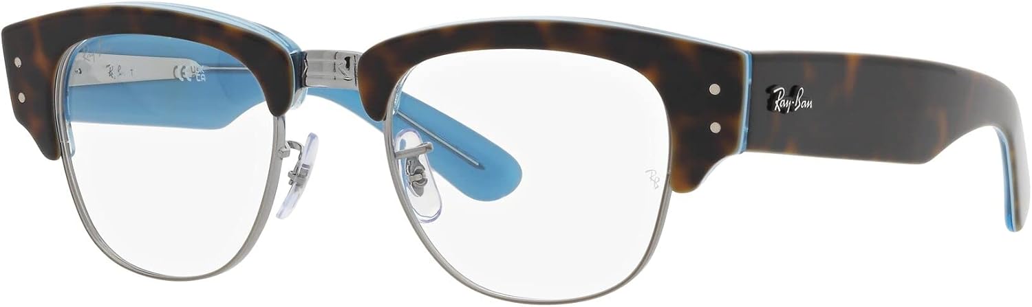 Ray-Ban womens Rx0316v Mega Clubmaster Square Prescription Eyewear Frames