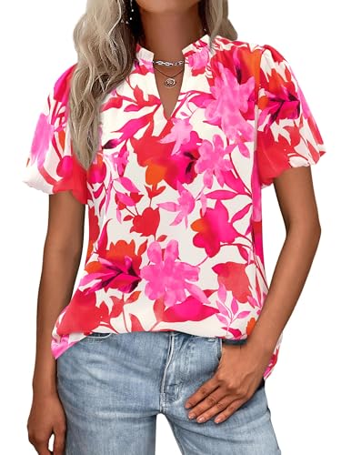 Floral White Rose Shirt