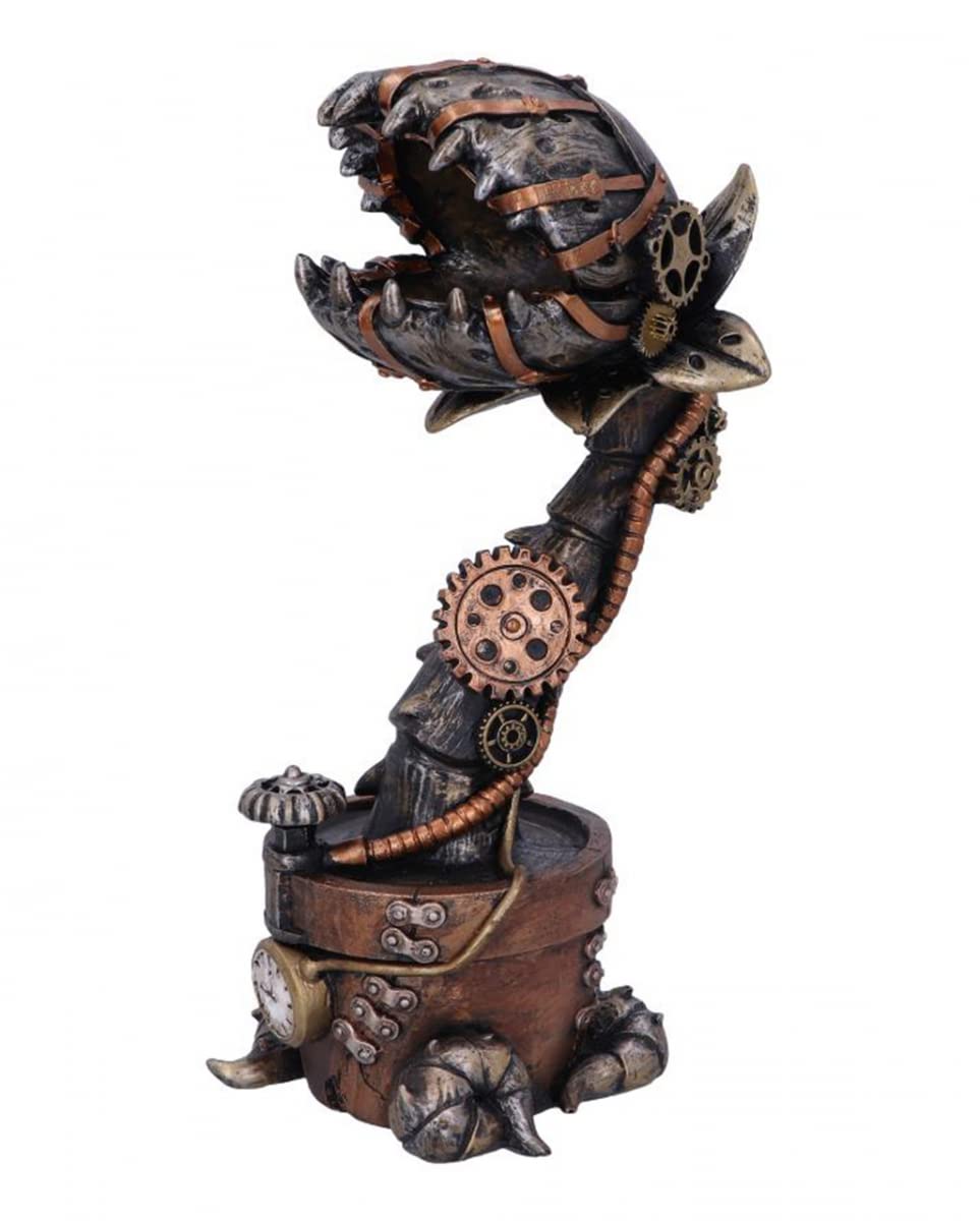 Nemesis Now Cogwork fleischfressende Pflanze im Steampunk Style 24cm