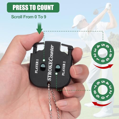 Support de carte de score de golf et outil de divot aimanté - 3