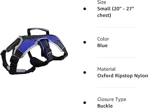 Miniatura 5 de Arnés de transporte para perros y caminatas con malla acolchada, accesorio, collar, ligero, no más tirones, tensiones o ahorque, para cachorros,