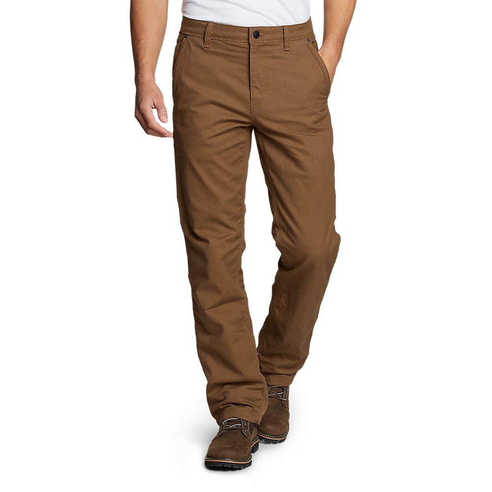 Eddie Bauer Men's Snowcat Fleece-Lined Canvas Pants