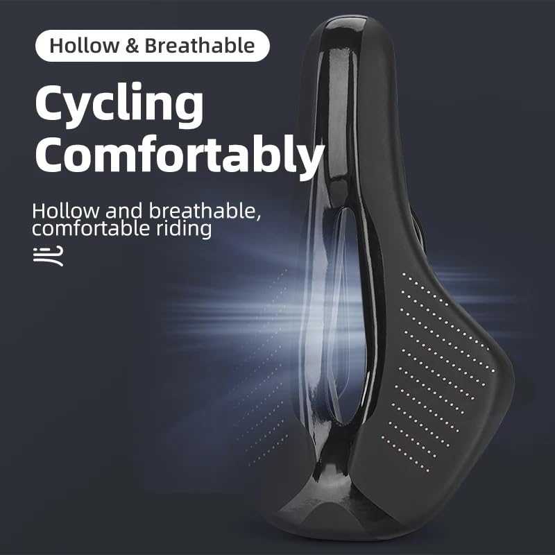 Sella Bici Sella for bici ultraleggera Sedile for bicicletta da strada MTB Cuscino confortevole e traspirante, sella corsa, guida morbida, ciclismo