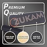 ZUKAM Balance Board Trainer, Wooden Balancing Board with Workout Guide to Exercise and Build Core Stability, Wobble Board for Skateboard, Hockey, Snowboard & Surf Training - Image 2