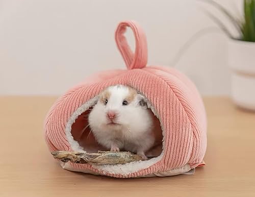 Miniatura 3 de LOS ANDES Casa de conejillo de indias para hámster, ratones suaves, nido de ratas, accesorios para jaula de animales pequeños para ratón, planeador