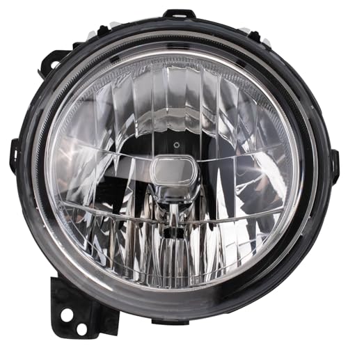 Image of TRQ Left Headlight Assembly Drivers Side Compatible with 2020-2023 Jeep Gladiator 2018-2023 Wrangler CH2502314