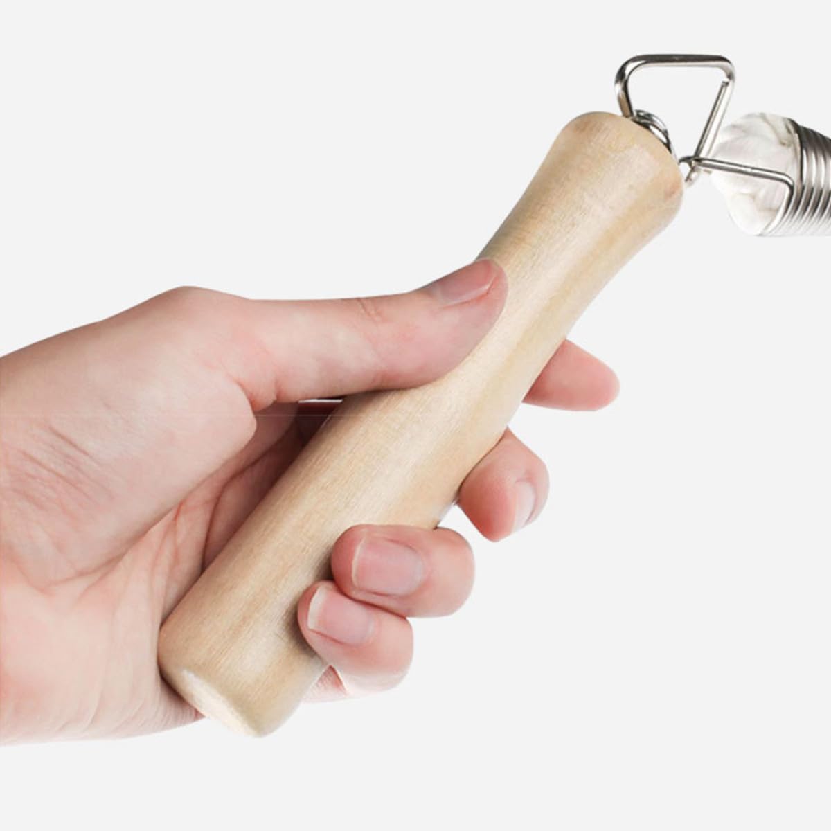 Healvian Cuerda para Saltar Multijugador 7 Metros Mango de Madera Cuerda de Entrenamiento Resistente para Fitness y Ejercicio en Grupo Equipo Deportivo para Adultos y Niños Uso