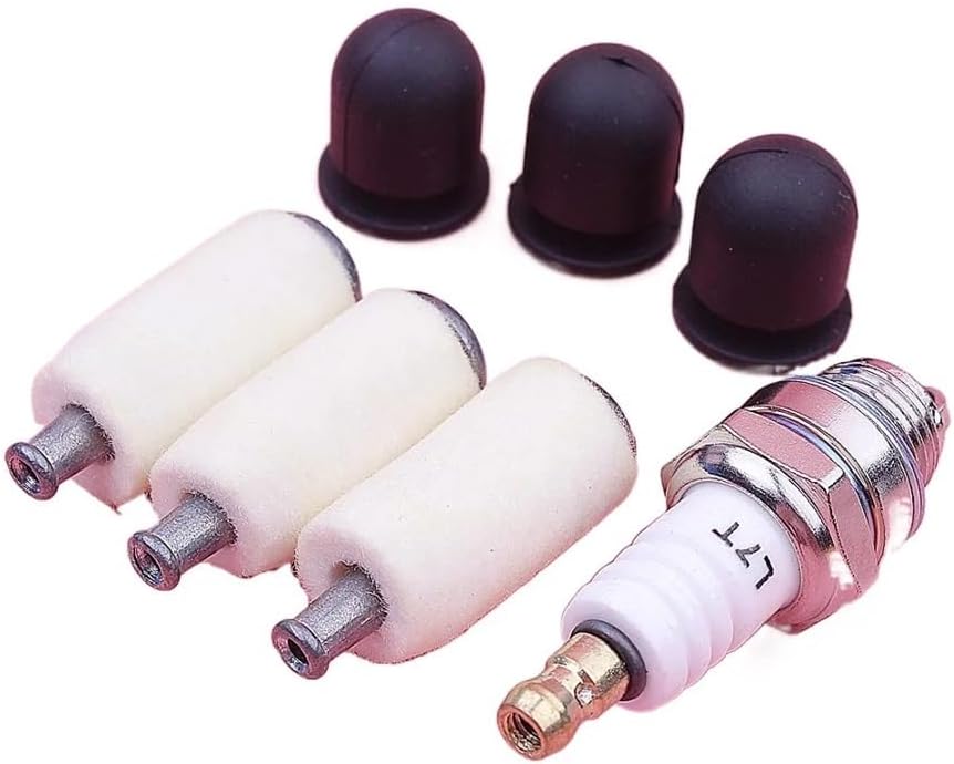 Carburetor Primer Bulb Fuel Filter Kit Fit for TD18 TD24 TG33 49043-2065 Spark Plug