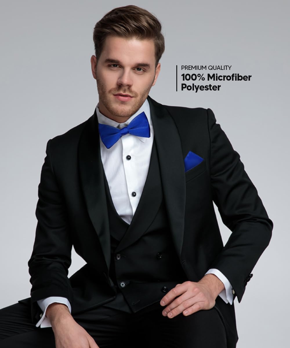 Classic Bow Tie & Pocket Square Set