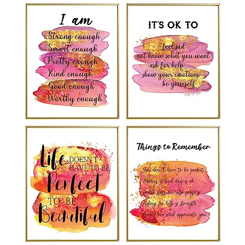 Positive Inspirational Quotes Wall Decor, Uplifting Encouragement Gifts For Women,