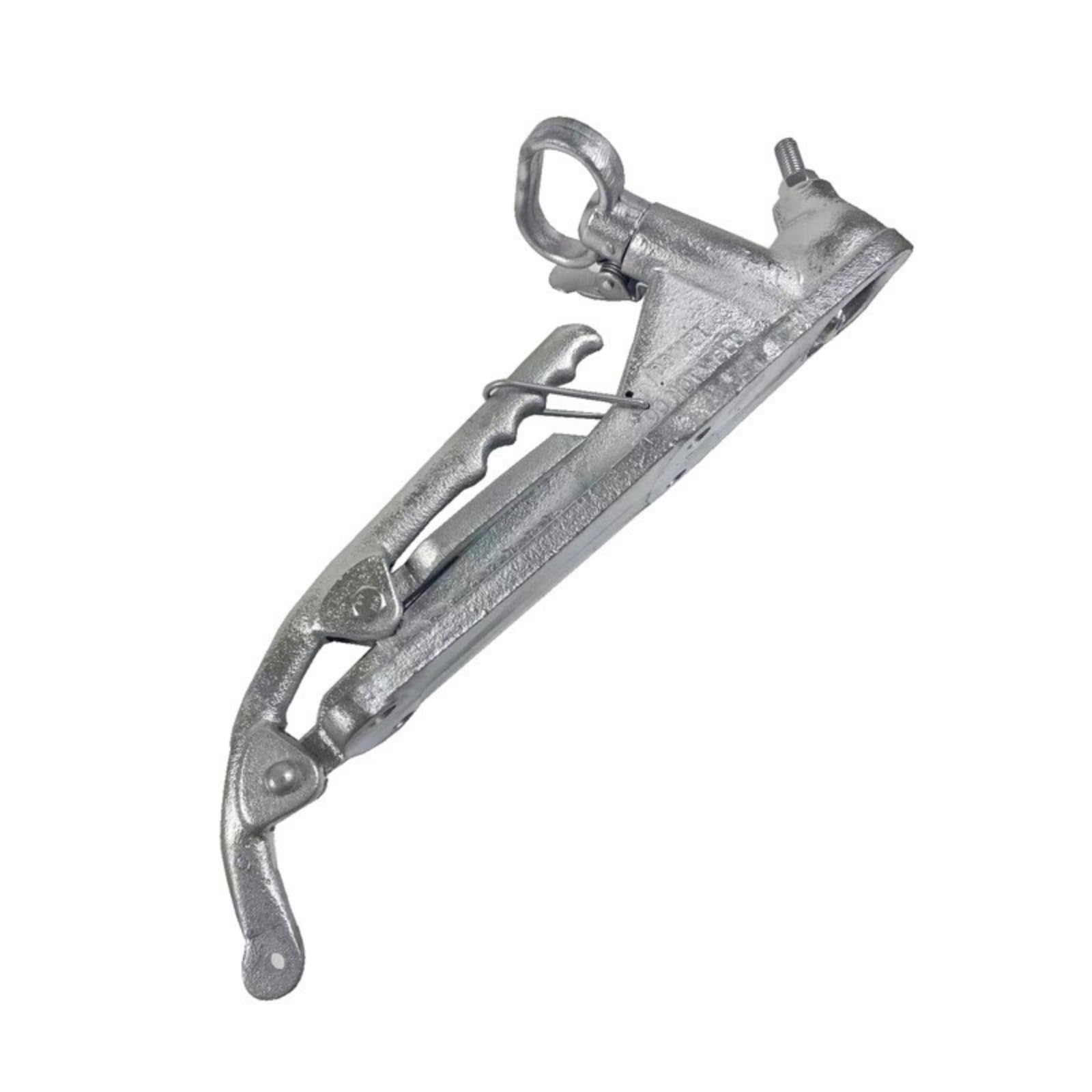 perfeclan Enganche para Remolque Acoplador Cabezal de Remolque para Bola 50 Mm de 3.5 Toneladas Metal Fundido Perforado para, Conector Convencional De 3.5 Toneladas