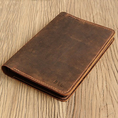 Personalized leather notebook journal refillable 5x8, notebook holder, legal pad cover, A5 Padfolio, 5x8, refillable travel notebook A5 insert, Portfolio - Thumbnail 6