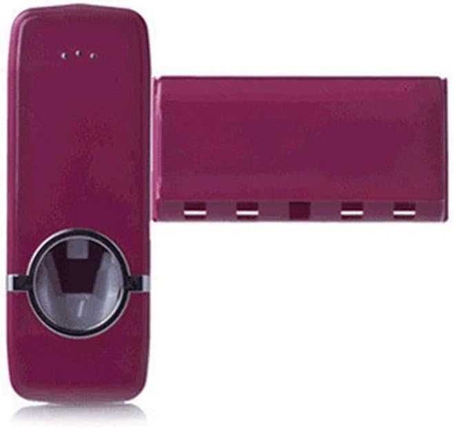 Toothbrush Holder - Bathroom Wall Mounted Automatic Toothpaste Organizer with for Kids Adult(E)