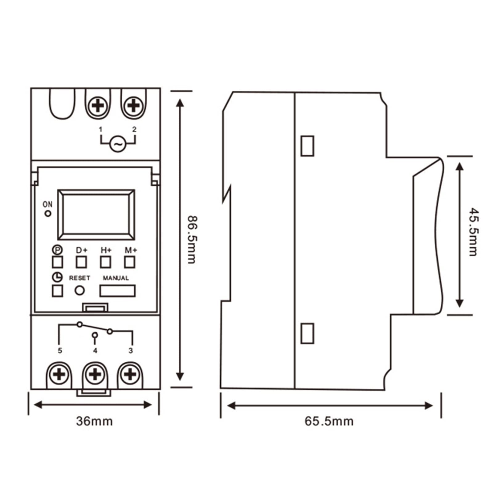 1Pcs 7 Giorni Programmabile Tempo Digitale Relè Timer Interruttore di Controllo AC 220V 230V 12V 24V 48V 16A(15a,New AC DC 220V)