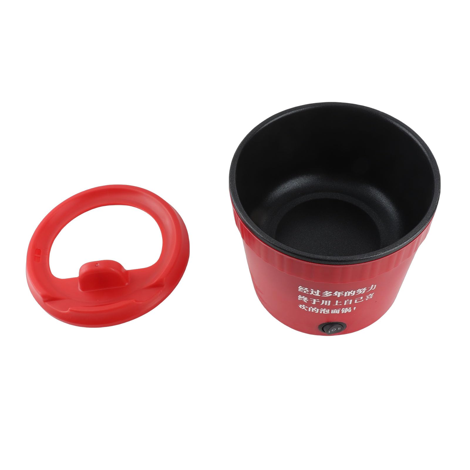 Olla Eléctrica Multifuncional, 1.2L, 450W, Portátil, Antiadherente, Cable Desmontable, ABS y Cristal Cerámico