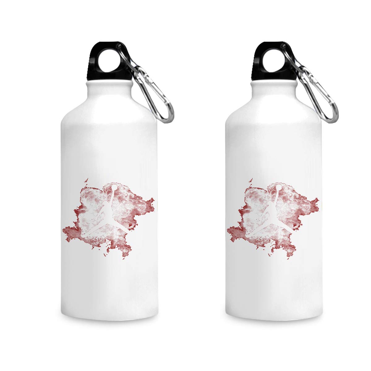 Motivate Box India Aluminum Basketball Fever Printed Sipper Bottles, 750 Ml, White, 2 Piece-picture-10