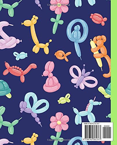Lovely Balloon Composition Notebook: Wide Ruled Paper Notebook Journal - Image 2