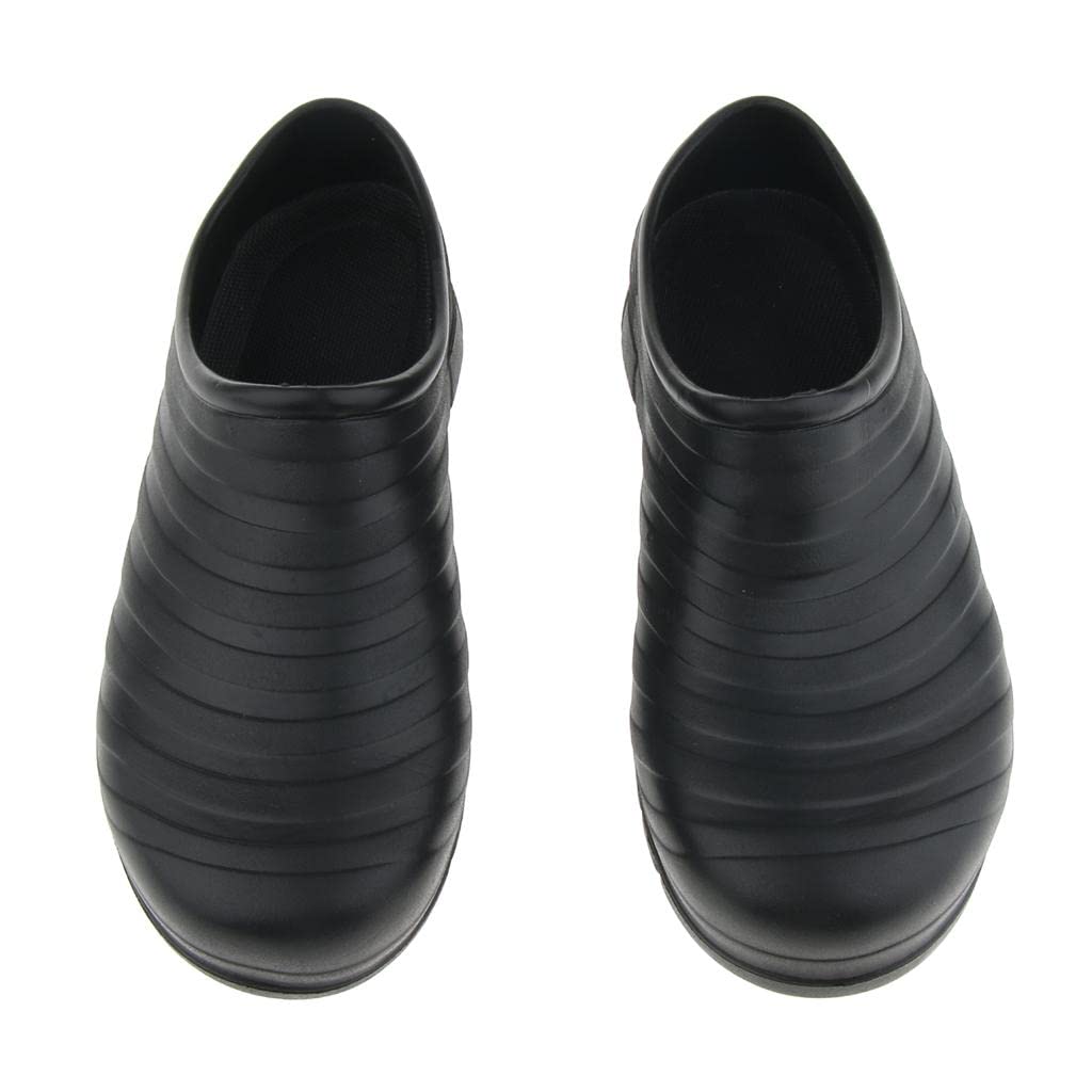 Non Slip Chef Clog Oil Water Resistant Work Lightweight Shoe Black 39|Clothing, Shoes & Accessories | Men's Shoes | Casual-image-48