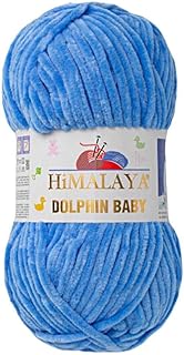 1 Pack/Skein Himalaya Dolphin Baby, Each Skein 100 Gr/3,5 oz, 120 mt/ 132 yd, Super Bulky Yarn, Blanket Yarn, Velvet Yarn, Knitting Yarn, Amigurumi Yarn, Baby Yarn 80327