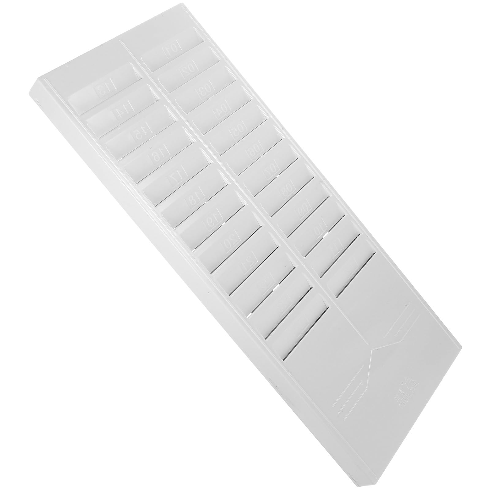 Organiseur multi-cartes mural 24 grilles avec marquage numéroté robuste