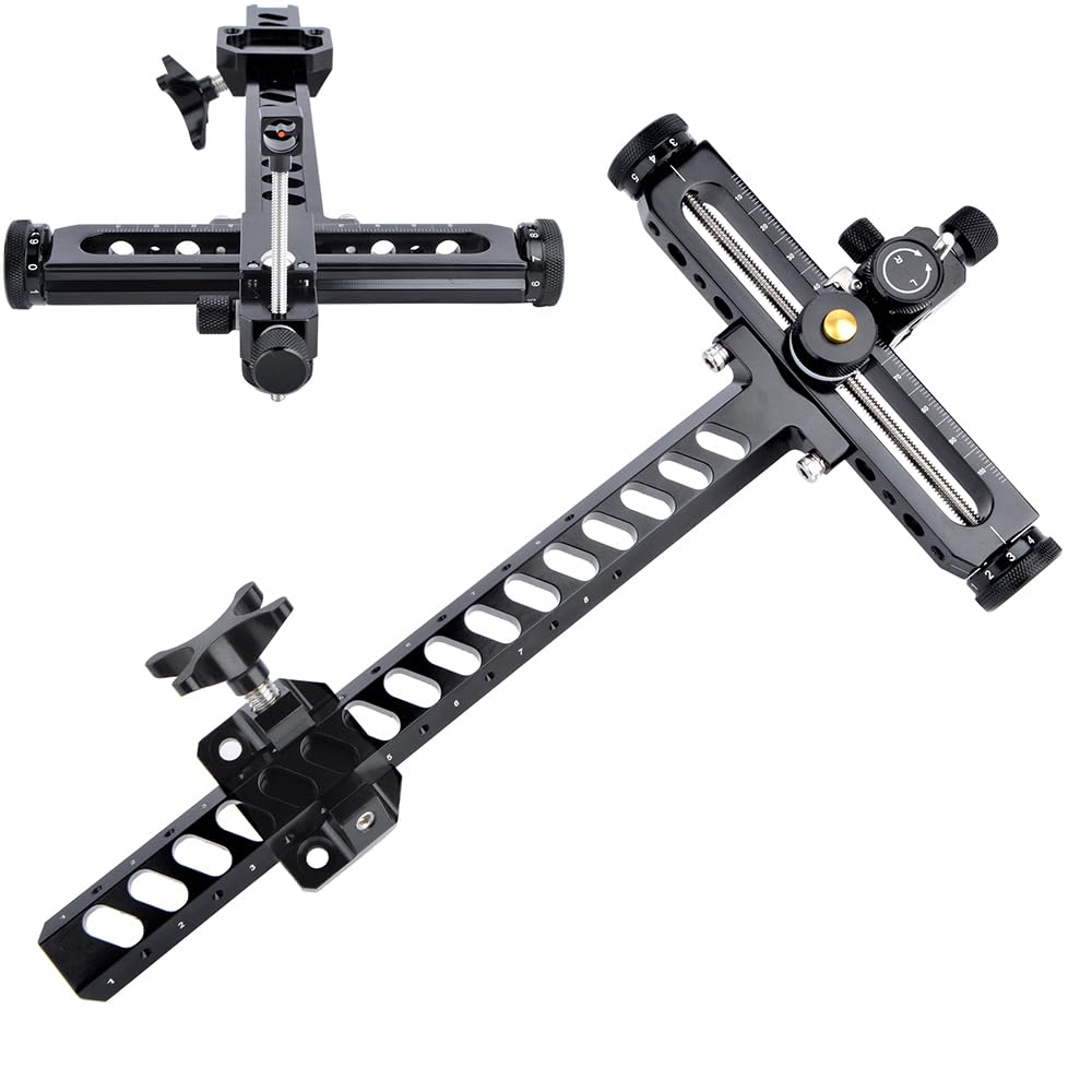 Viseur d'arc classique réglable en alliage d'aluminium pour arc recourbé chasse