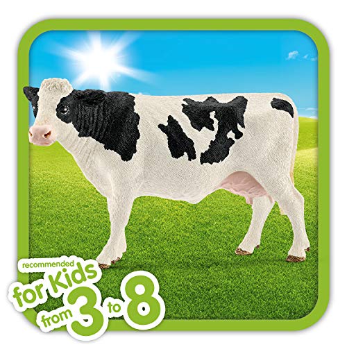 schleich 13797 Kuh Schwarzbunt, für Kinder ab 3+ Jahren, FARM WORLD - Spielfigur – Bild 3