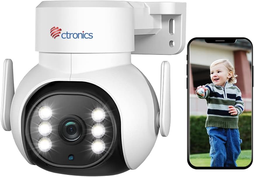 Avis Ctronics 5MP - Caméra Surveillance WiFi Exterieure - Avis caméra