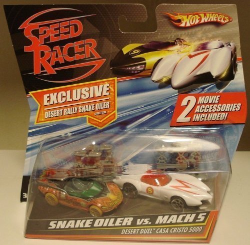 Hotwheels 1:64 Die Cast Speed Racer - Snake Oiler vs. Mach 5 by Mattel, Inc.