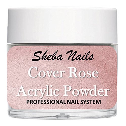Sheba Nails Cover Concealer Acrylic Powder Variety Kit - Cover Pink, Cover Rose, And Cover Beige 1/4Oz Each #TOP3