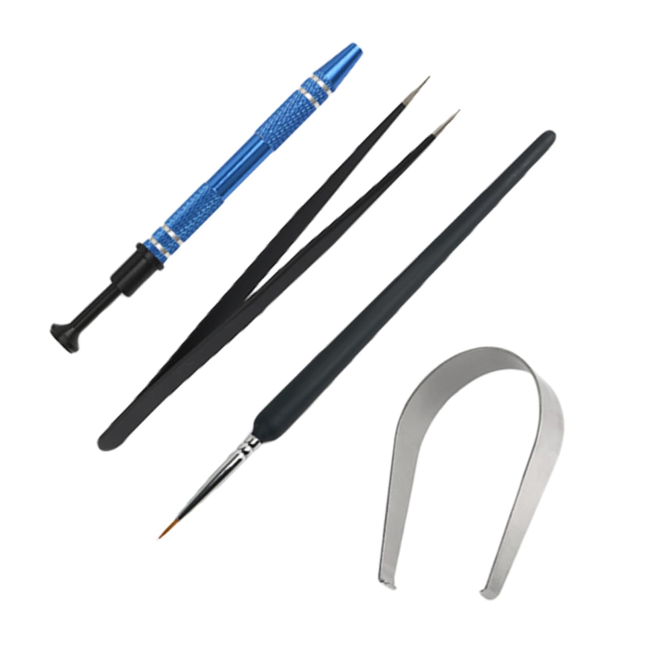 Angoily 4pcs Keyboard Puller Kit Mechanical Keyboard Lubrication Pen Set Key Puller Easy to Use Store