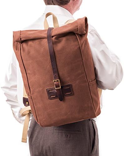 archival roll top backpack