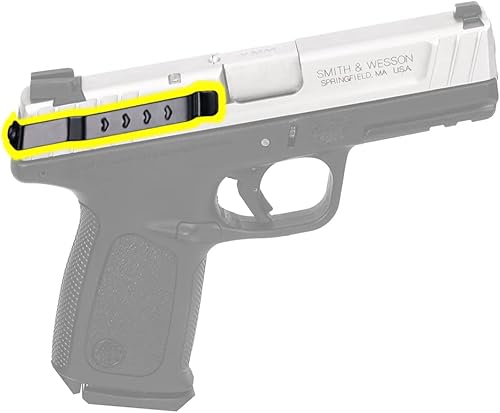 Clip delgado para pistola de perfil bajo, funda de transporte oculta minimalista IWB, fácil de instalar