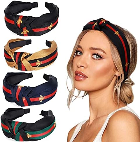 Feeblet Headbands for Women Knotted Headbands, Diademas Para Mujer De Moda Bee Headbands for Women's Hair