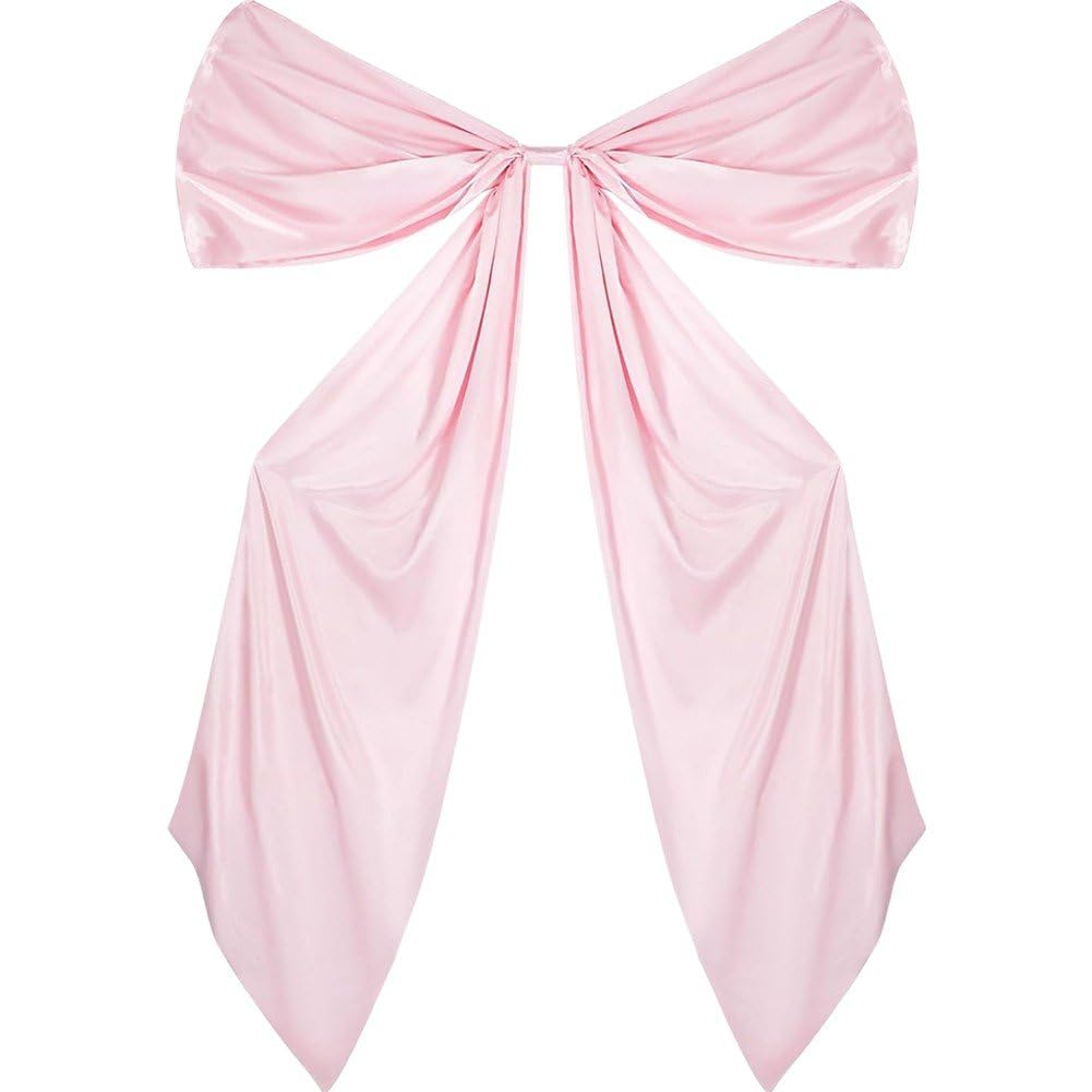 Lazo rosa grande para decorar la puerta nupcial y la despedida de soltera