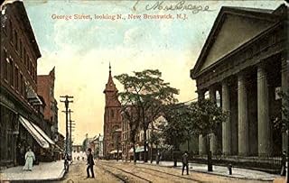 George Street Looking North New Brunswick, New Jersey NJ Original Antique Postcard
