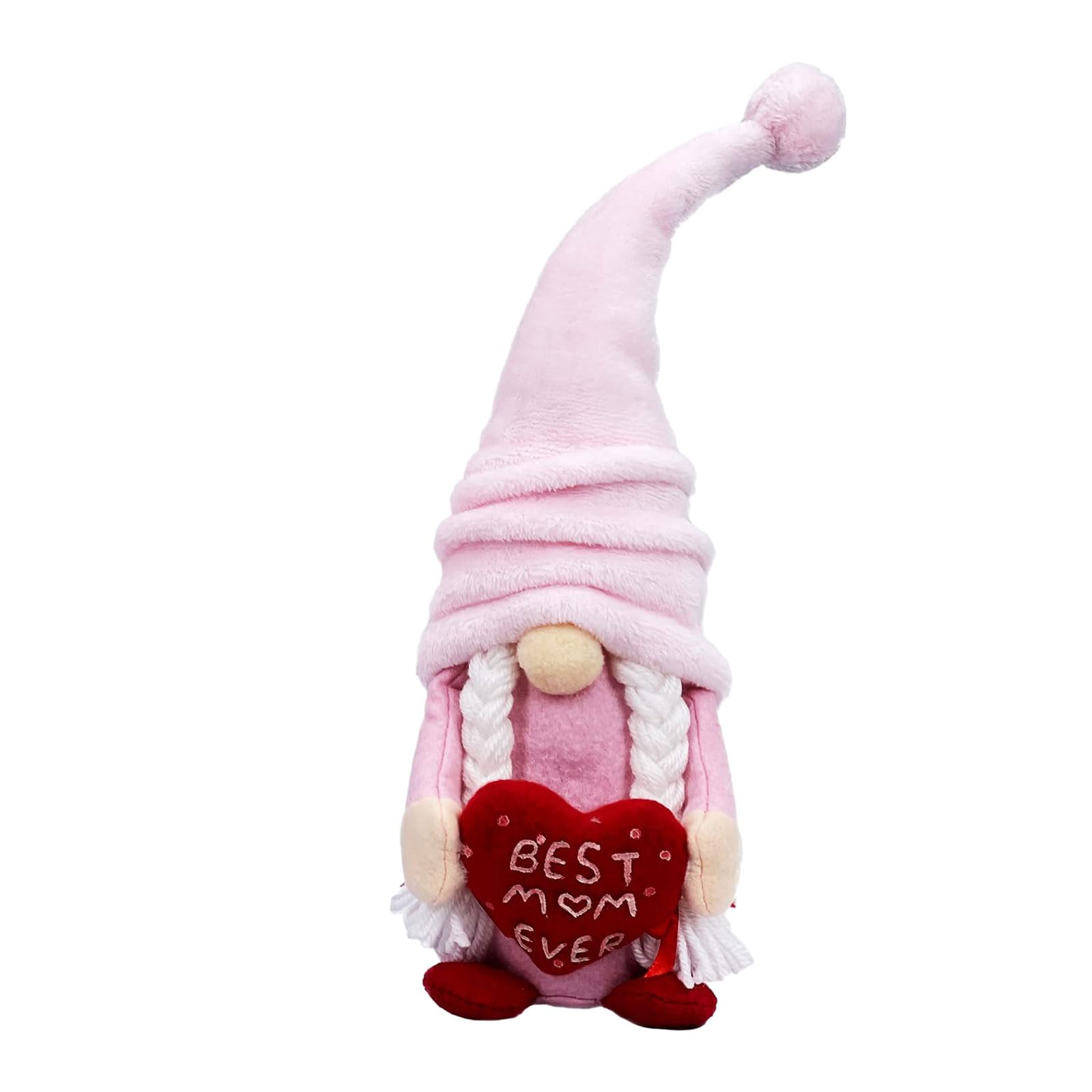 Buxuaaaa Day Gnomes Doll Tomte Swedish Nisse Scandinavian Decoration Rudolph (Mother ' s Day) Heart Flower Mother ' s Decorations for Party