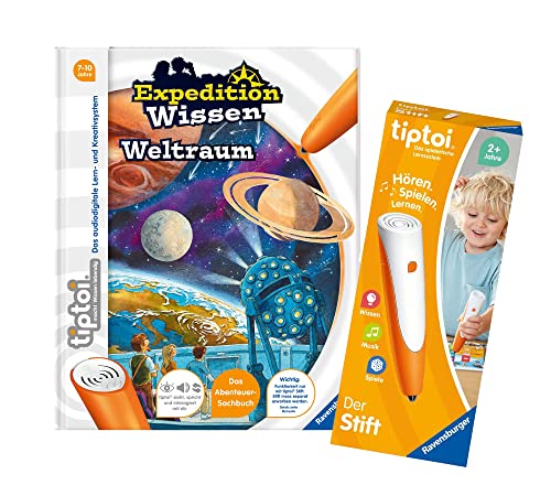 tiptoi Ravensburger Set: Weltraum - Das Abenteuer-Sachbuch (Expedition...