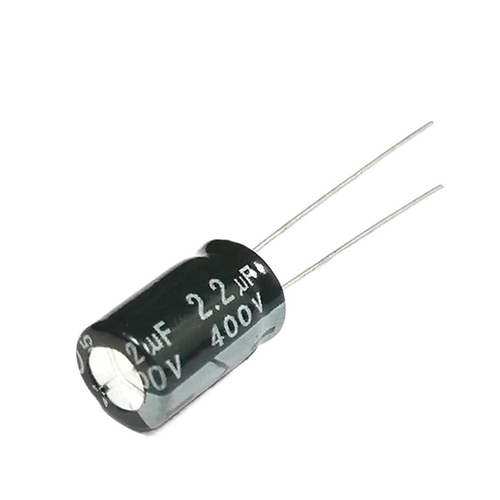 Condensateurs 400V 2.2uF électrolytiques aluminium 8x12mm pour réparer les alimentations en panne
