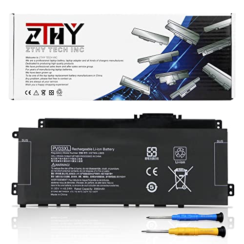 PV03XL PV03043XL Battery Replacement for HP Pavilion x360 14-dw 14m-dw 14-dw0xxx 14-dw1xxx 14m-dw100 13-BB 14-DV 14-DK 13-bb0xxx 14-dv0xxx 14-dk0xxx 13T-BB100 14T-DV100 14M-DW0023DX dw0013dx dw1033dx