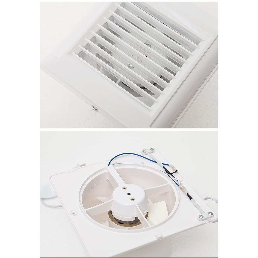 Ventilatore di aspirazione per bagno muto impermeabile da 4/6 pollici Ventilatore potente per ventole di ventilazione per finestre da cucina (dimensioni : 4inch)