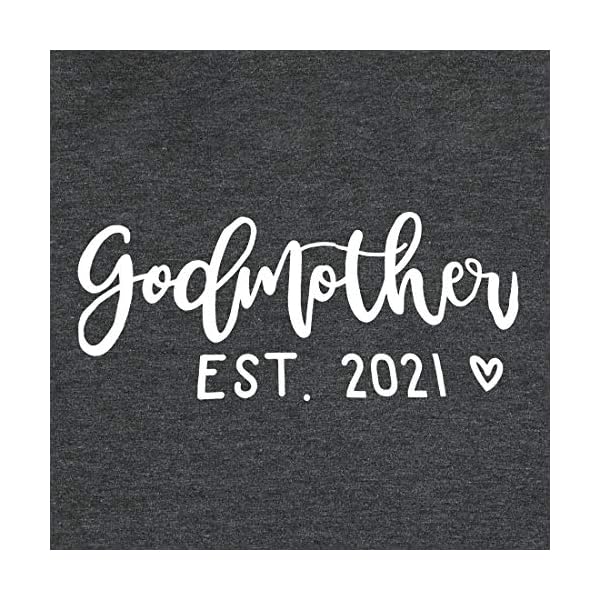 Womens-Godmother-T-Shirt-Summer-Letter-Print-Faith-Tshirt-EST2021-Heart-Graphic-Casual-Tee-Shirt ASTANFY Autism Awareness Shirt Women Autism Seeing The World Differently T-Shirt Casual Bleached Inspirational Tee Tops