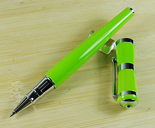Lanxivi® Fuliwen Rollerball Pen Fashion Style Vivid Green Color With Pen Pouch Set #TOP4