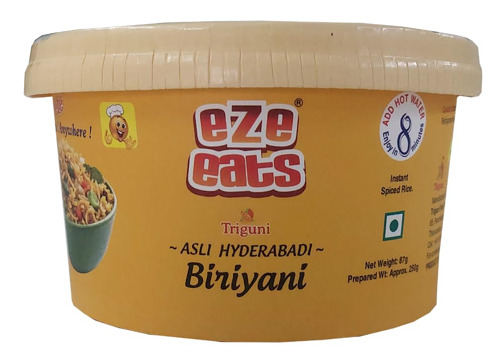 Triguni Eze Eats Asli Hyderabadi Biriyani, 87 Grams (Pack of 2) (B08PZ8QYNF) Amazon Price History, Amazon Price Tracker