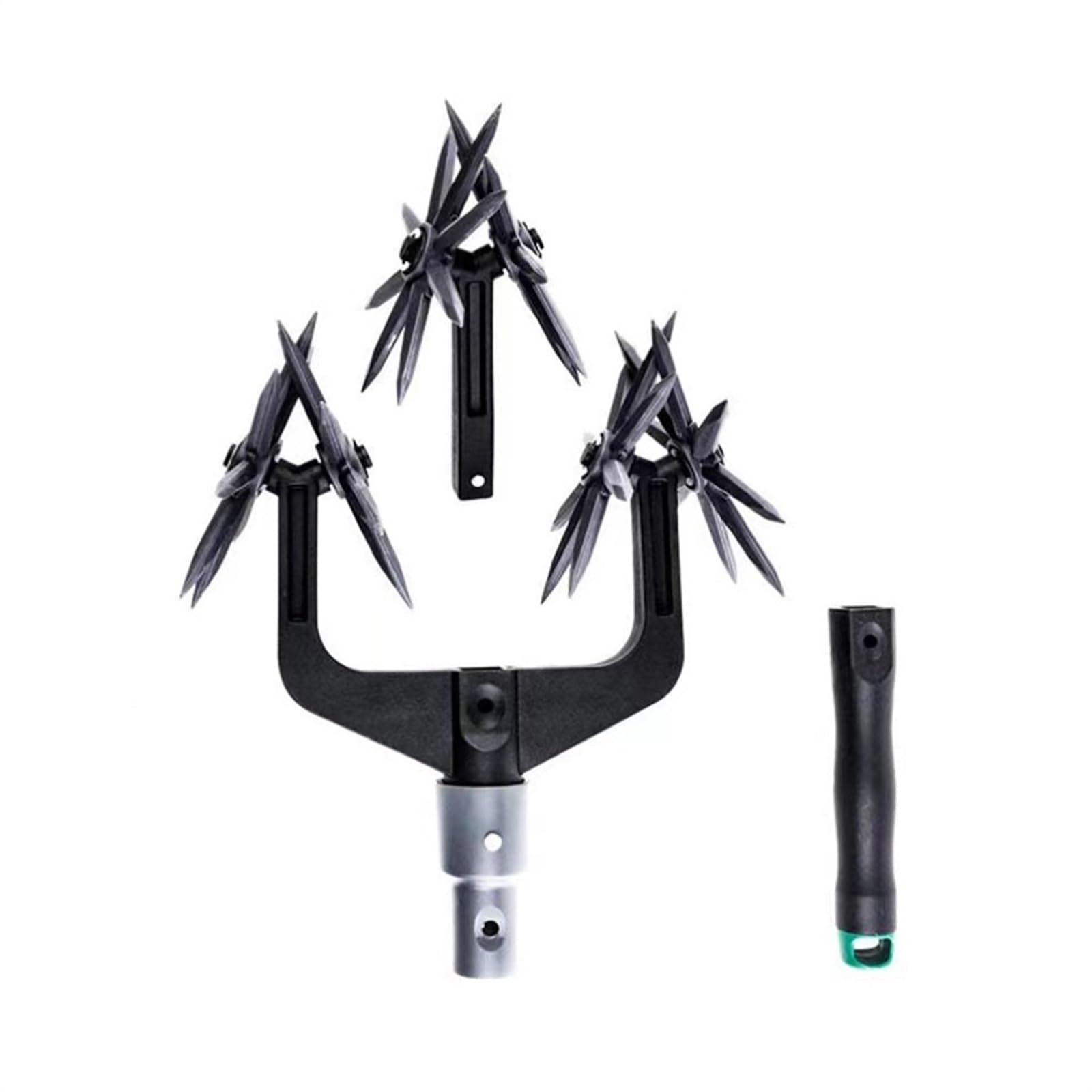 Strumento Coltivatore Rotante, Multifunzione Fresa Ad Artiglio 2 In 1 Scarificatore Del Terreno Del Giardino Miscelazione Del Terreno Ventilato Design Rimovibile Motozappa Rotativa