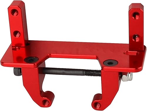 Miniatura 6 de RZXYLRC 110 Metal Axle Servo Mount Base Stand para Axial SCX10 II 90046 AR44 Axle RC Crawler Car Upgrade Part (negro)