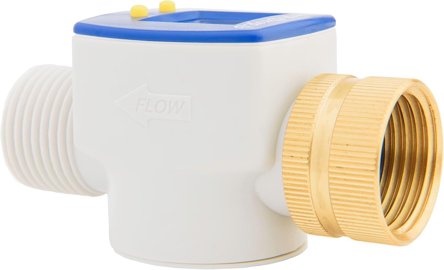 3-Pack P3 Water Flow Meter with Heavy Duty Brass Swivel | Measure Gallon Usage from an Outdoor Garden Hose | Great for Campers | Helps Conserve Water