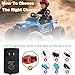 24v Battery Charger for Ride On Toys 24 Volt Battery Charger for Ride on Car Toy for ATV Mercedes Benz Truck Car Power Wheels Charger Red Square Plug